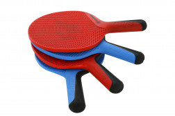 Pack 4 raquettes de ping pong softbat quattro cornilleau et 4 balles 4