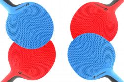 Pack 4 raquettes de ping pong softbat quattro cornilleau et 4 balles 5